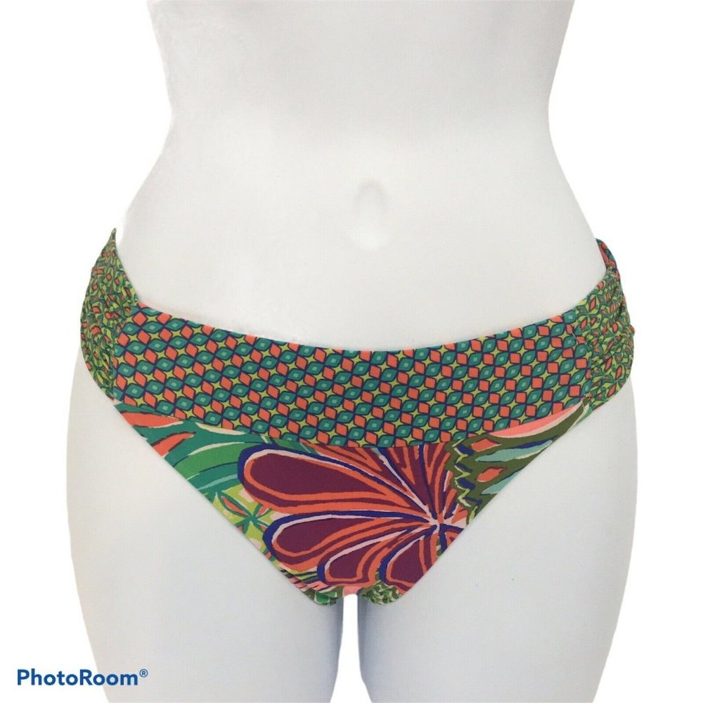 Trina Turk Banded Geometric Floral Print Hipster